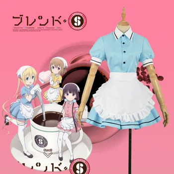 Blend S Burendo Esu Kaho Hinata Cos Women Skirt Lady Apron Maid Servant Cosplay Costume Adult Women Blue Dress Outfit Clothing
Blend S Burendo Esu Kaho Hinata Cos Women Skirt Lady Apron Maid Servant Cosplay Costume Adult Women Blue Dress Outfit Clothing