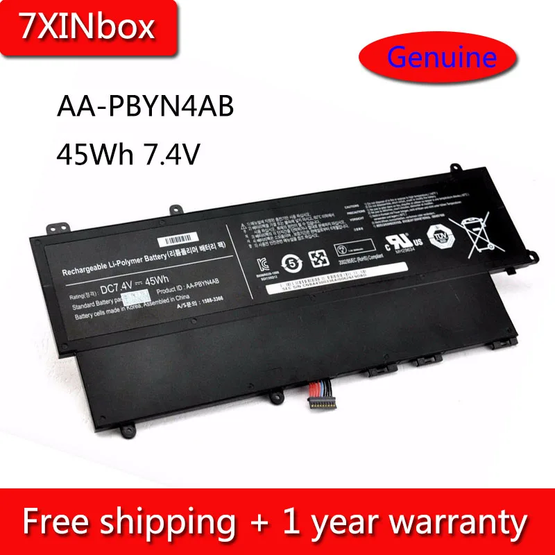 7XINbox 45Wh 7.4V AA-PBYN4AB AA-PLWN4AB Battery For SAMSUNG 530U3B NP530U3B NP530U3C NP532U3C NP532U3X NP535U3C NP540U3C Series
7XINbox 45Wh 7.4V AA-PBYN4AB AA-PLWN4AB Battery For SAMSUNG 530U3B NP530U3B NP530U3C NP532U3C NP532U3X NP535U3C NP540U3C Series