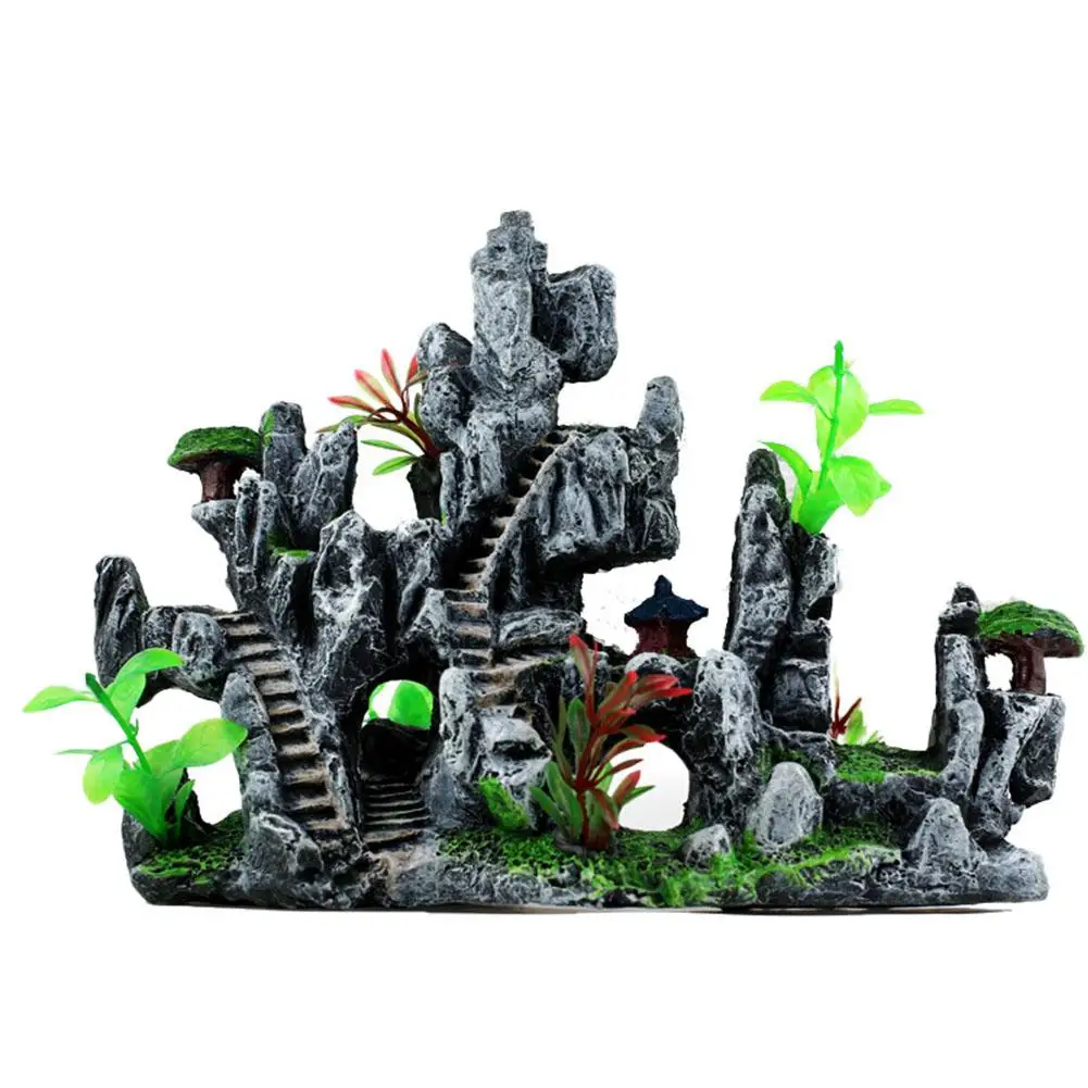 Aquarium Resin Rockery Fish Tank Simulation Mountain Landscaping Decoration Environmentally friendly Stone Grass Ornament 20E
Aquarium Resin Rockery Fish Tank Simulation Mountain Landscaping Decoration Environmentally friendly Stone Grass Ornament 20E