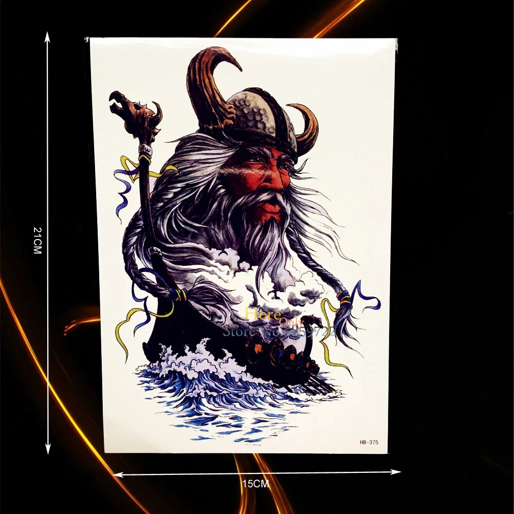 1PC New Waterproof Body Chest Art Temporary Tattoo Wizard Brave Warrior Sea Boat Design Fake Arm Back Tattoo Sticker Decal BH375
1PC New Waterproof Body Chest Art Temporary Tattoo Wizard Brave Warrior Sea Boat Design Fake Arm Back Tattoo Sticker Decal BH375