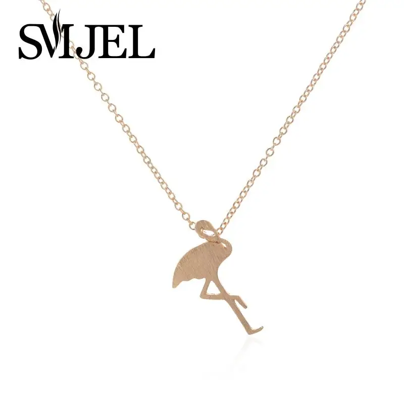 SMJEL New Women Necklace Jewelry Cute Flamingo Necklace Set Minimalist Crane Animal Bird Necklaces Chain Birthday Gifts N045
SMJEL New Women Necklace Jewelry Cute Flamingo Necklace Set Minimalist Crane Animal Bird Necklaces Chain Birthday Gifts N045
