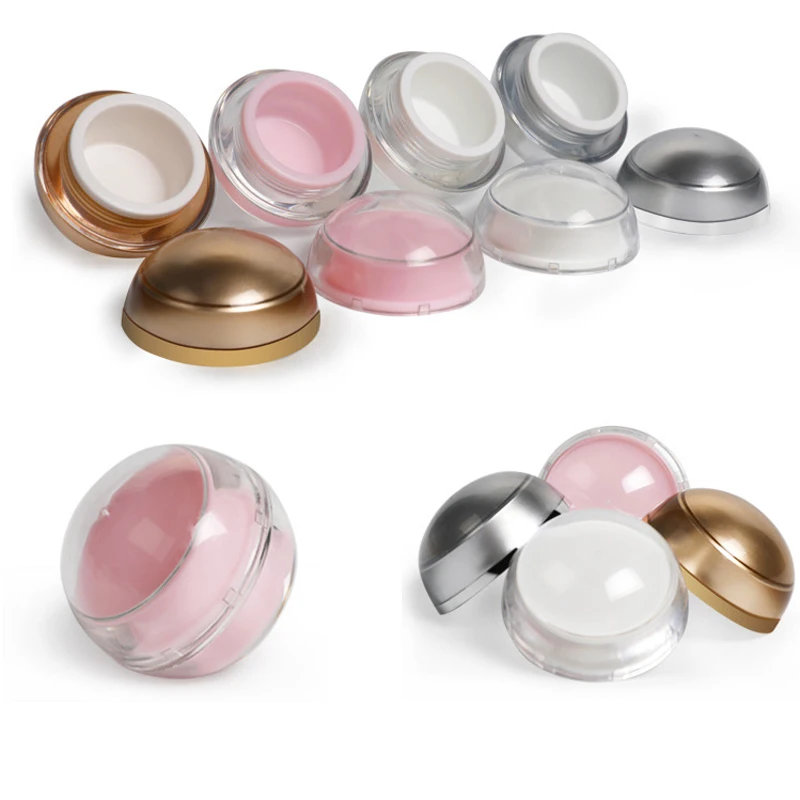 New 5G AS Plastic Round Jars Pot Gold Silver Makeup Eyes Lips Cream Face Care Lotion Essence Empty Cosmetic Containers 12pcs/lot
New 5G AS Plastic Round Jars Pot Gold Silver Makeup Eyes Lips Cream Face Care Lotion Essence Empty Cosmetic Containers 12pcs/lot