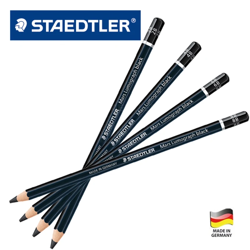 Staedtler Ergosoft Coloring Pencil Black Barrel Staedtler Mars Lumograph Drawing and Sketching Pencils HB 2B 4B 6B 7B 8B 12 pcs
Staedtler Ergosoft Coloring Pencil Black Barrel Staedtler Mars Lumograph Drawing and Sketching Pencils HB 2B 4B 6B 7B 8B 12 pcs