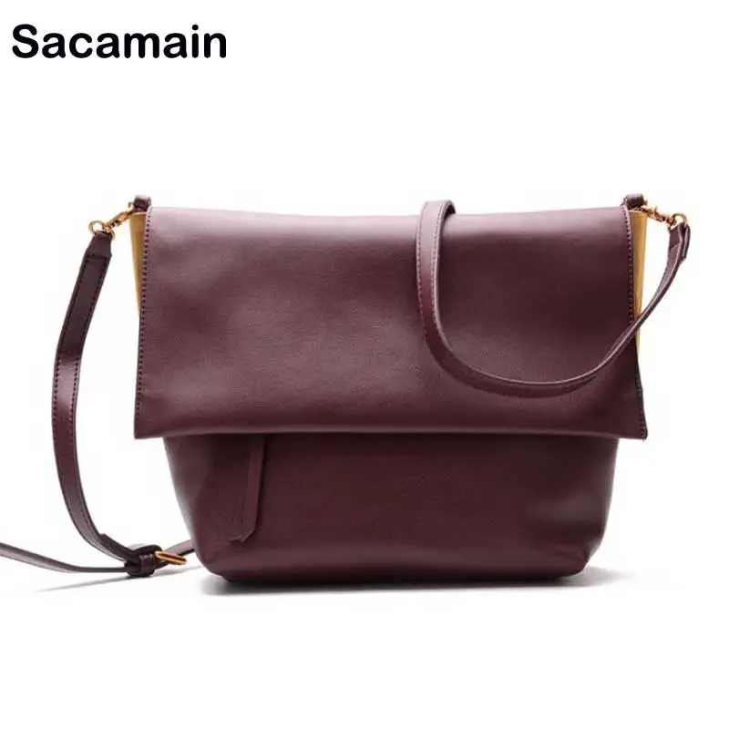Sacamain Brand Vintage Bags For Women Leather Genuine Shoulder Bag Crossbody Bags For Women Evanmo Ladies Luxury Bolso Hombro
Sacamain Brand Vintage Bags For Women Leather Genuine Shoulder Bag Crossbody Bags For Women Evanmo Ladies Luxury Bolso Hombro