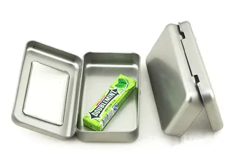 Free Shipping 115*66*24MM plain silver chocolate tin boxes with open window , LPNT1
Free Shipping 115*66*24MM plain silver chocolate tin boxes with open window , LPNT1