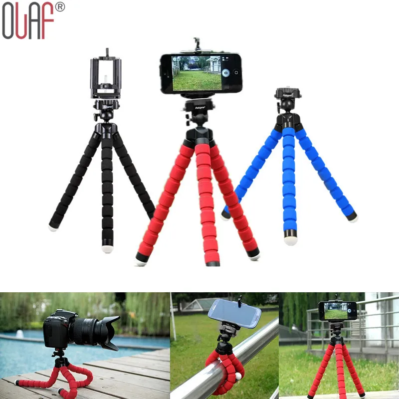 Hot Sale Car Phone Holder Flexible Octopus Tripod Bracket Selfie Stand Mount Monopod Styling Accessories For Mobile Phone Camera