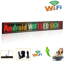 P5 16*160 SMD LED Signs 32" x 3.7" - Storefront Message Board, Programmable Scrolling Display -Perfect solution for advertising
P5 16*160 SMD LED Signs 32" x 3.7" - Storefront Message Board, Programmable Scrolling Display -Perfect solution for advertising