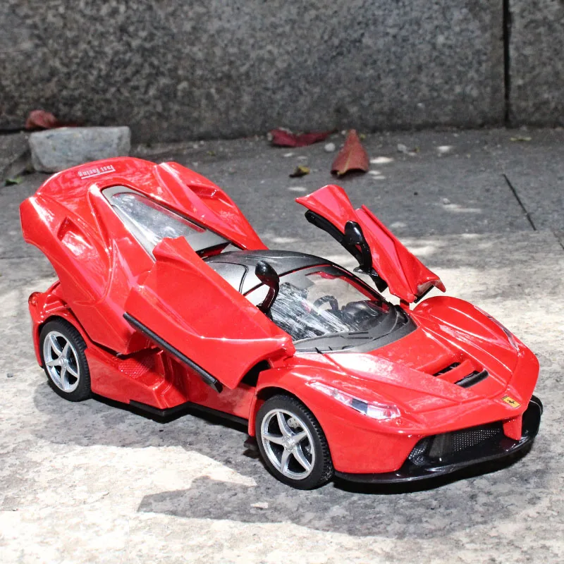 1:29 Sports car LaFerrari Diecast Car model Sound and light kids toys metallic material Collection model car Decoration
1:29 Sports car LaFerrari Diecast Car model Sound and light kids toys metallic material Collection model car Decoration