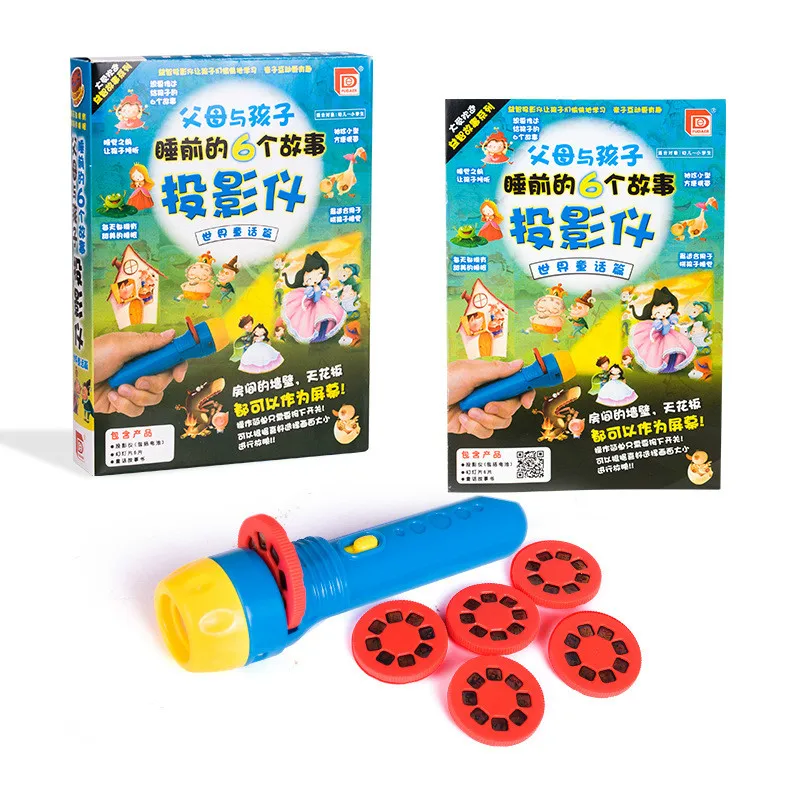Children's Slide Projector Story Book Flashlight Early Childhood Machine Parent Child Interaction Projector Luminescence Toys
Children's Slide Projector Story Book Flashlight Early Childhood Machine Parent Child Interaction Projector Luminescence Toys