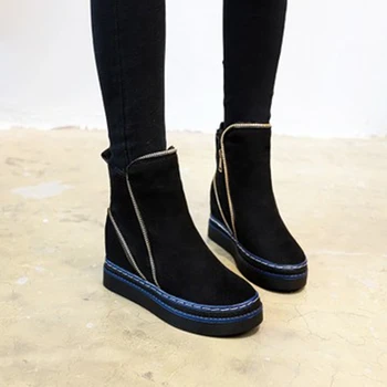 2018 women's shoes autumn and winter thick platform waterproof platform snow boots plus velvet thick warm boots women's slip.
2018 women's shoes autumn and winter thick platform waterproof platform snow boots plus velvet thick warm boots women's slip.
