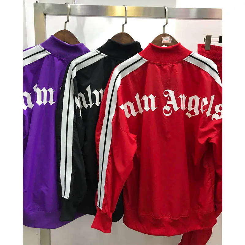 2019 New Jacket Palm Angels Men Women Red Purple Black 1:1 Best Quality Hip Hop Palm Angels Jackets Casual Fashion Jackets
2019 New Jacket Palm Angels Men Women Red Purple Black 1:1 Best Quality Hip Hop Palm Angels Jackets Casual Fashion Jackets