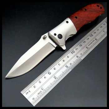 BJL Hot Pocket Hunting Knife 5Cr Stainless Steel Blade Wood Handle Folding Tactical Knives Survival Camping Tools DA51
BJL Hot Pocket Hunting Knife 5Cr Stainless Steel Blade Wood Handle Folding Tactical Knives Survival Camping Tools DA51
