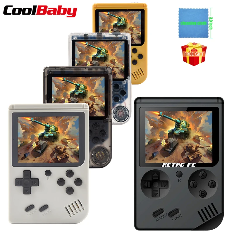Coolbaby RS-6 A Retro Portable Mini Handheld Game Console 8-Bit 3.0 Inch Color LCD Kids Color Game Player Built-in 168 games
Coolbaby RS-6 A Retro Portable Mini Handheld Game Console 8-Bit 3.0 Inch Color LCD Kids Color Game Player Built-in 168 games