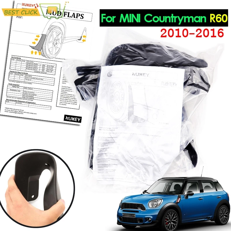 Xukey Mud Flaps For Mini Countryman R60 2010 2011 2012 2013 2014 2015 2016 Mudflaps Mud Splash Guards Mudguards Front Rear
Xukey Mud Flaps For Mini Countryman R60 2010 2011 2012 2013 2014 2015 2016 Mudflaps Mud Splash Guards Mudguards Front Rear