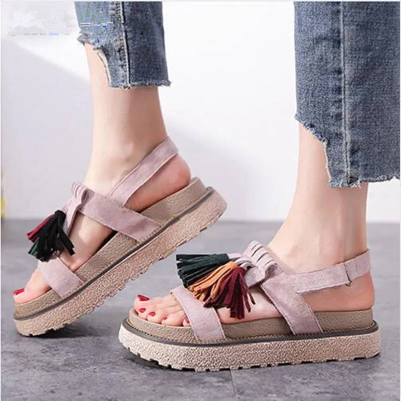 2019 Summer Gladiator Open Toe Ankle Wrap Medium Heel Platform Sandals Slip On Flip Flops Casual Safety Women sandals
2019 Summer Gladiator Open Toe Ankle Wrap Medium Heel Platform Sandals Slip On Flip Flops Casual Safety Women sandals