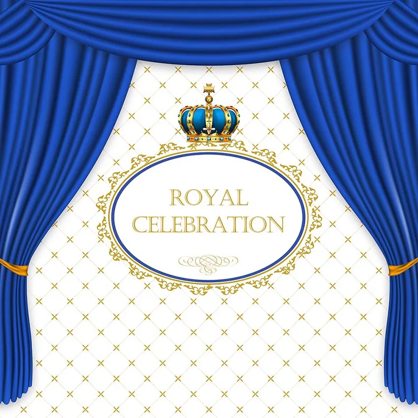 8x8FT Royal Blue Curtain Drape Little Prince Celebration Party Crown Custom Photo Background Studio Backdrop Vinyl 240cm x 240cm
8x8FT Royal Blue Curtain Drape Little Prince Celebration Party Crown Custom Photo Background Studio Backdrop Vinyl 240cm x 240cm
