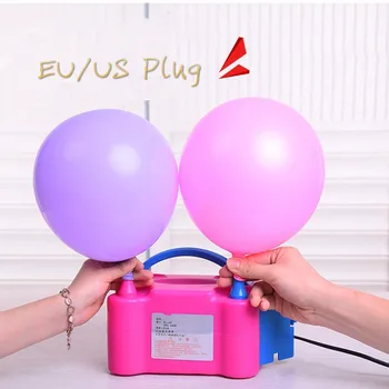 New Hot Portable US Plug Electric Balloon Pump Ballon Inflator Power Twin Nozzles EU Plug Wedding Party Supplies Tool Birthday
New Hot Portable US Plug Electric Balloon Pump Ballon Inflator Power Twin Nozzles EU Plug Wedding Party Supplies Tool Birthday