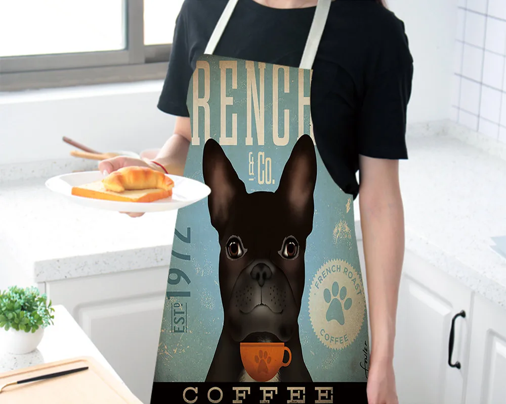 Eco-friendly Printed Dog Style Seam Sewing Hand Measured Colorful Cleaning Sleeveless Back Tie Linen Apron
Eco-friendly Printed Dog Style Seam Sewing Hand Measured Colorful Cleaning Sleeveless Back Tie Linen Apron