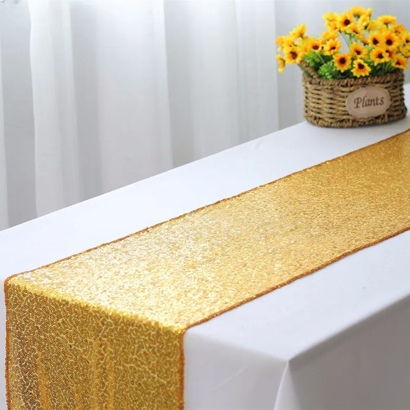 10pcs Luxury Gold Silver Bling Bling Sequin Table Runners Sparkly Wedding Glitter Table Runners For Hotel Party Event Decoration
10pcs Luxury Gold Silver Bling Bling Sequin Table Runners Sparkly Wedding Glitter Table Runners For Hotel Party Event Decoration