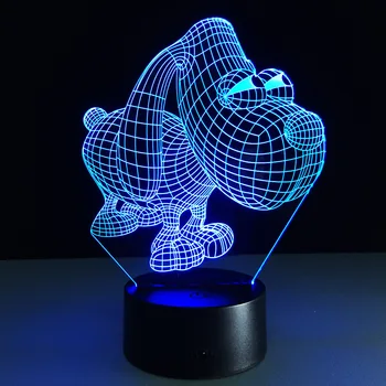 Cute Large Eye Dog Doggy Model 3D USB LED Night Light Colorful Mood Acrylic 3D Table Lamp Children Christmas Kids Toys Gift
Cute Large Eye Dog Doggy Model 3D USB LED Night Light Colorful Mood Acrylic 3D Table Lamp Children Christmas Kids Toys Gift
