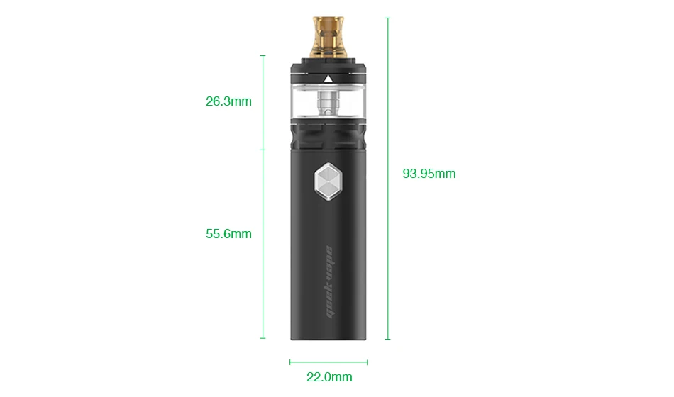 New Original Geekvape Flint Kit with 1000mah Battery LED Indicator Electronic Cigarette Vape Pen MTL Vape Vaporizer with NS Coil