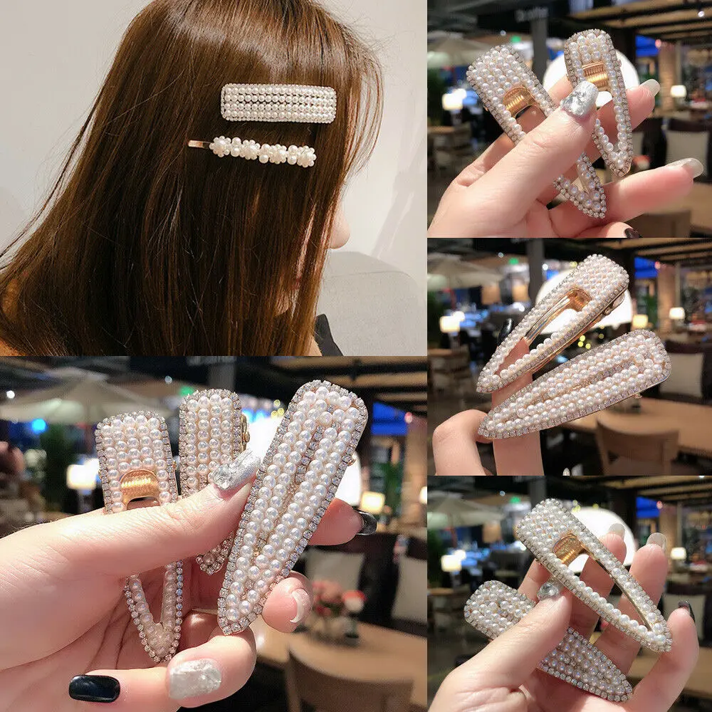 2019 Newest Hot 5 Styles Diamante Crystal Pearl Bead Flower Barrette Hair Clip Clamp Hairpin Accessory
2019 Newest Hot 5 Styles Diamante Crystal Pearl Bead Flower Barrette Hair Clip Clamp Hairpin Accessory