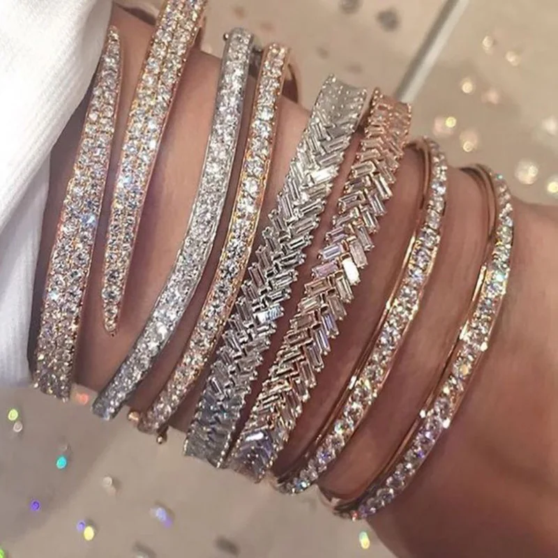 2019 Top fashion rose color snake fashion micro paved clear cz Bracelets with open cuff adjust size women luxury charm Jewelry
2019 Top fashion rose color snake fashion micro paved clear cz Bracelets with open cuff adjust size women luxury charm Jewelry