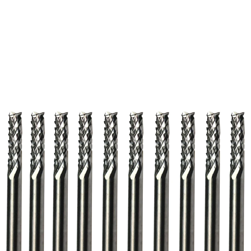 10pcs Carbide PCB CNC Engraving Bits End Milling Cutter cutting drill hole endmill - 3.0mm Diameter # ST3.3.012
10pcs Carbide PCB CNC Engraving Bits End Milling Cutter cutting drill hole endmill - 3.0mm Diameter # ST3.3.012