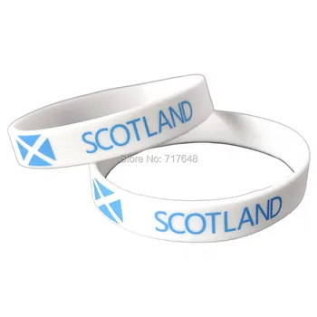 100pcs Scotland White wristband silicone bracelets free shipping by epacket A
100pcs Scotland White wristband silicone bracelets free shipping by epacket A