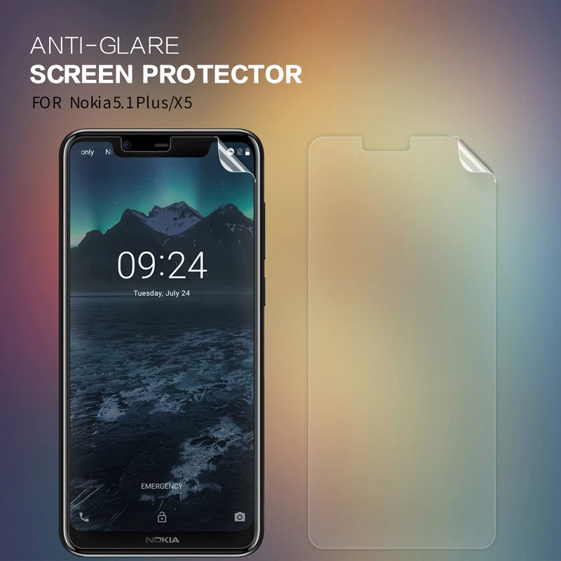 For Nokia x5/nokia 5.1 plus Anti-glare Screen Protector Matte Anti-fingerprint Protective Film Soft PC Matte Film
For Nokia x5/nokia 5.1 plus Anti-glare Screen Protector Matte Anti-fingerprint Protective Film Soft PC Matte Film