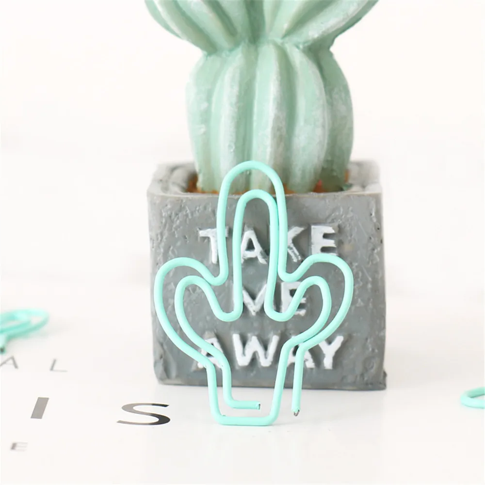 20Pcs/pack Light Green Cactus Paper Clip Metal Bookmarks Bookmark Tag Clip for Book Stationery School Office Supply
20Pcs/pack Light Green Cactus Paper Clip Metal Bookmarks Bookmark Tag Clip for Book Stationery School Office Supply