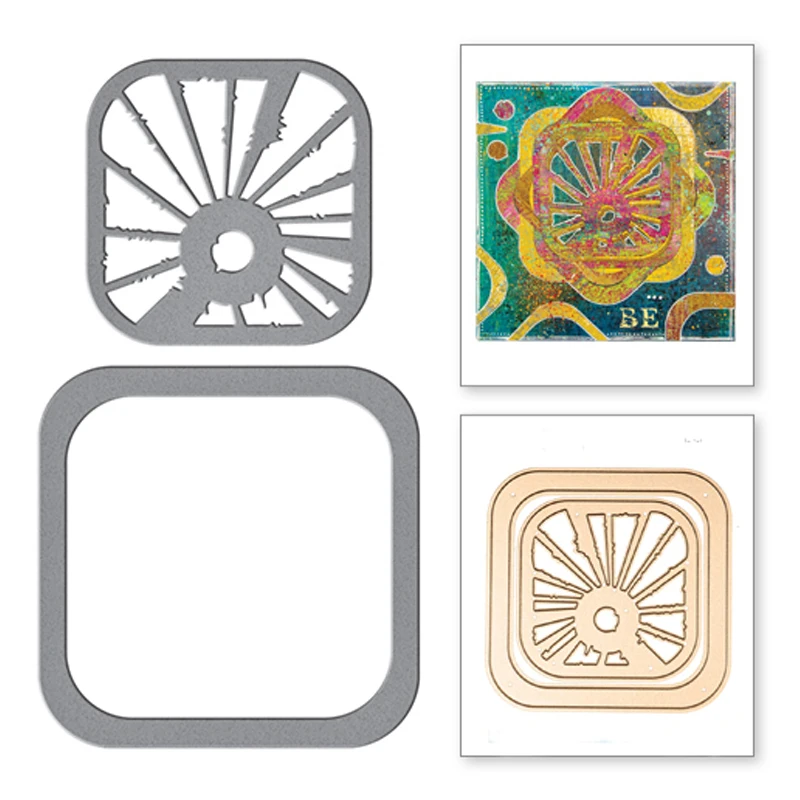 Square Sunrise Metal Cutting Dies Stencil DIY Paper Card Album Making Scrapbooking Template Embossing Crafts New Dies For 2019
Square Sunrise Metal Cutting Dies Stencil DIY Paper Card Album Making Scrapbooking Template Embossing Crafts New Dies For 2019