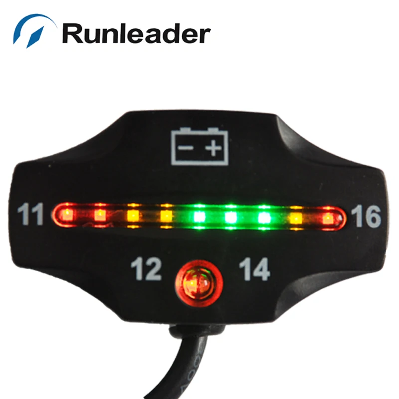 RL-BI006 Battery Gauge 9 LED battery VOLT meter battery indicator 12v FOR Auto Motorcycle ATV Tractor Trolling Motor
RL-BI006 Battery Gauge 9 LED battery VOLT meter battery indicator 12v FOR Auto Motorcycle ATV Tractor Trolling Motor