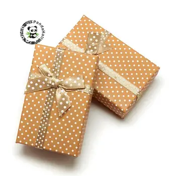 Cardboard Necklace Boxes with Bowknot and Sponge Inside, for Necklaces and Pendants, Rectangle, Peru, 80x50x25mm
Cardboard Necklace Boxes with Bowknot and Sponge Inside, for Necklaces and Pendants, Rectangle, Peru, 80x50x25mm