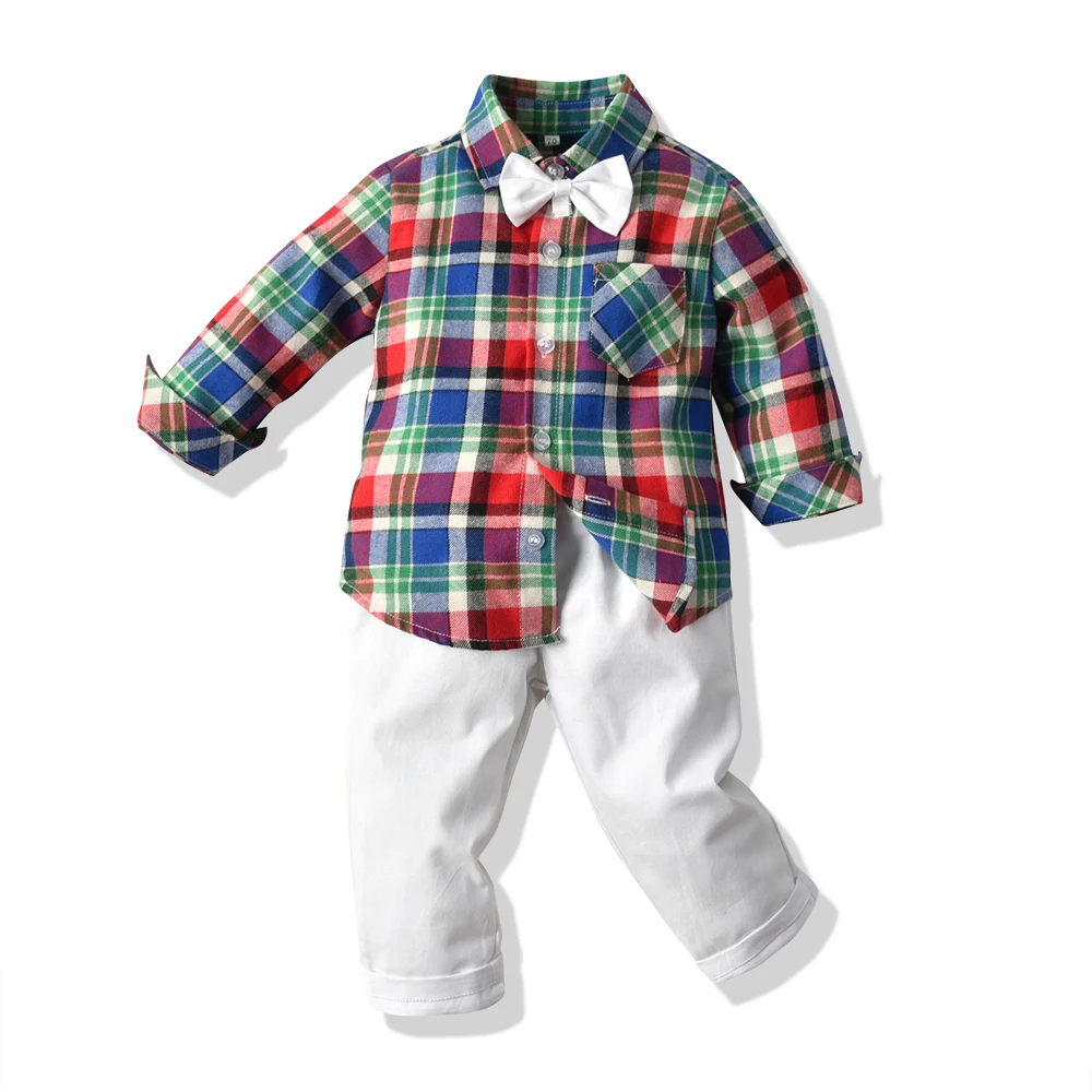 Tem Doger Boy Clothing Sets Autumn Kids Boys Clothes Long Sleeve Plaid Shirts+Overalls 2PCS Outfits Gentleman Children Clothing
Tem Doger Boy Clothing Sets Autumn Kids Boys Clothes Long Sleeve Plaid Shirts+Overalls 2PCS Outfits Gentleman Children Clothing