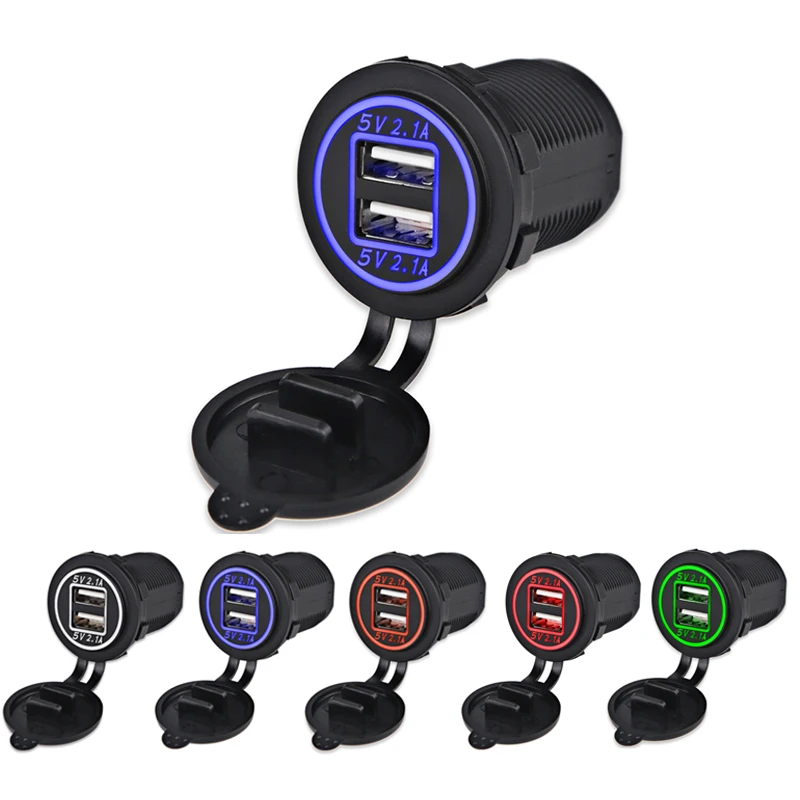 12V 24V 5V 4.2A Dual USB Charger Car Cigarette Lighter Power Adapter 2 Ports Auto USB Socket LCD Display For Mobile Phone
12V 24V 5V 4.2A Dual USB Charger Car Cigarette Lighter Power Adapter 2 Ports Auto USB Socket LCD Display For Mobile Phone