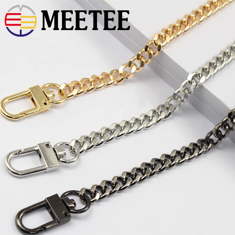 High Quality Replacement Metal Chain Shoulder Bag Strap Women Handbag Purse Bag Accessories DIY Handle Belts Bag Chains F7-27
High Quality Replacement Metal Chain Shoulder Bag Strap Women Handbag Purse Bag Accessories DIY Handle Belts Bag Chains F7-27