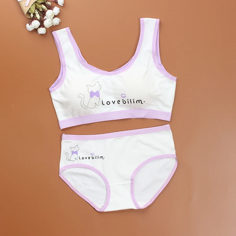 Baby Girls Bra Underwear Lingerie Crop Detachable Big Girl's Printed cartoon Sport 8-14Years Suit Cotton/Spandex teen 1 set
Baby Girls Bra Underwear Lingerie Crop Detachable Big Girl's Printed cartoon Sport 8-14Years Suit Cotton/Spandex teen 1 set