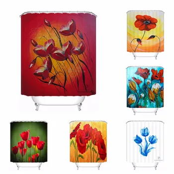 Bath Curtain For Bathroom Custom Buds Field Red Poppies Flowers Home Decor Shower Curtain Waterproof Fabric Hooks #180417-01-44
Bath Curtain For Bathroom Custom Buds Field Red Poppies Flowers Home Decor Shower Curtain Waterproof Fabric Hooks #180417-01-44