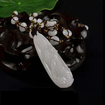 Fashion Reiki White jade Natural Stone Quartz Pendant Necklace Women men New Lover Gift Brincos Chinese Charm Necklace Jewelry 
Fashion Reiki White jade Natural Stone Quartz Pendant Necklace Women men New Lover Gift Brincos Chinese Charm Necklace Jewelry