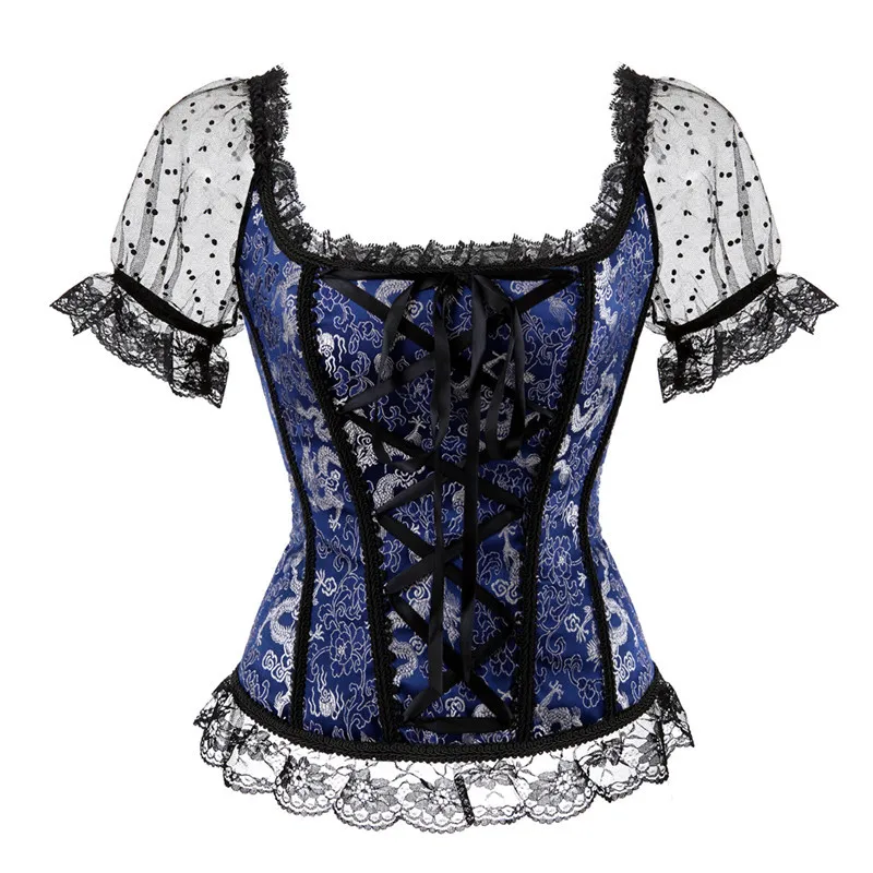 Womens Victorian Corset Off The Shoulder Top Gothic Burlesque Costumes Lolita Lace Up Party Corselet Vintage Corsets Bodysuits
Womens Victorian Corset Off The Shoulder Top Gothic Burlesque Costumes Lolita Lace Up Party Corselet Vintage Corsets Bodysuits