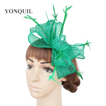 green Summer sinamay Fascinator hat with feather for kentucky derby wedding party cocktail hair accessories NEW 21colors arrival
green Summer sinamay Fascinator hat with feather for kentucky derby wedding party cocktail hair accessories NEW 21colors arrival