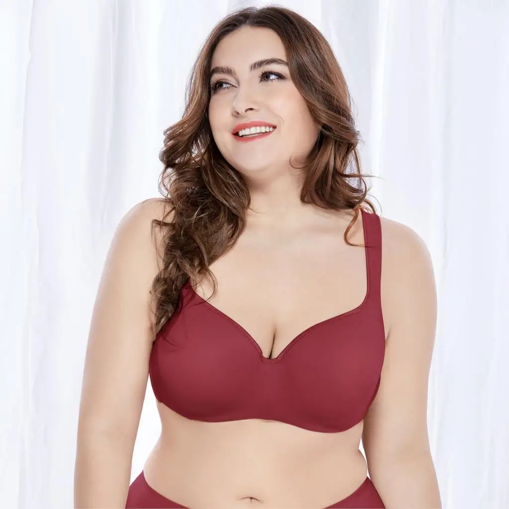 Women's Full Figure Side Support Contour Smooth Underwire Balconette T-Shirt Bra Plus Size
Women's Full Figure Side Support Contour Smooth Underwire Balconette T-Shirt Bra Plus Size