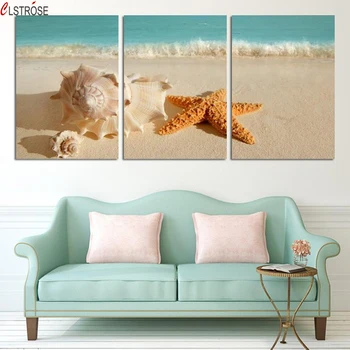 CLSTROSE Rushed Top Fashion Unframed Sea Beach Modern Wall Art Paintings Home Decor Star Shell Canvas Pictures For Living Room
CLSTROSE Rushed Top Fashion Unframed Sea Beach Modern Wall Art Paintings Home Decor Star Shell Canvas Pictures For Living Room