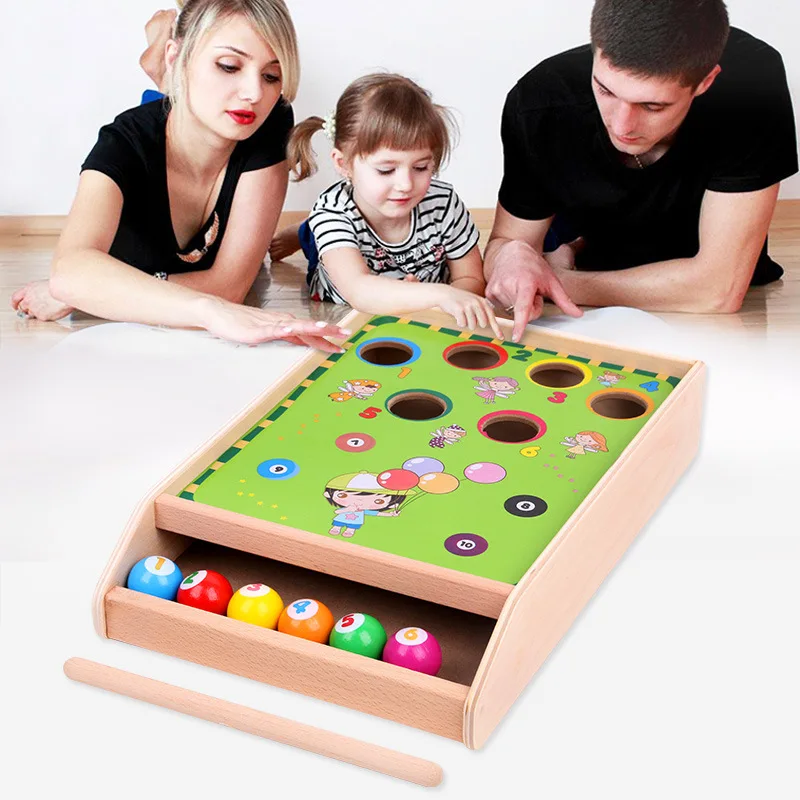 Children's mini-billiards game, mini-billiards concentrate interaction, baby puzzle parent-child training toy party game
Children's mini-billiards game, mini-billiards concentrate interaction, baby puzzle parent-child training toy party game
