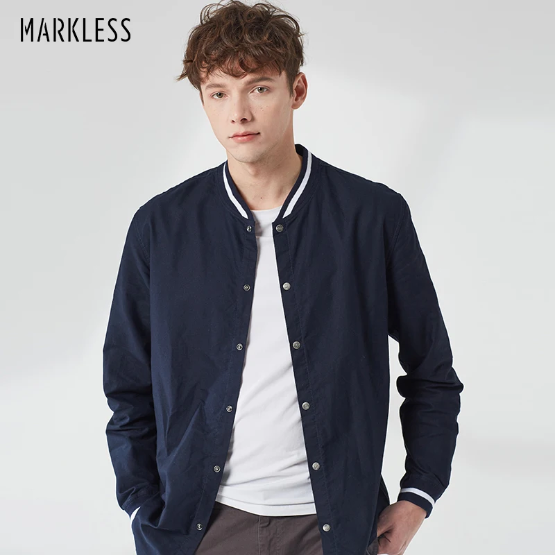 Markless 100% Cotton Shirt Men 2019 Spring New Baseball Collar Business Casual Shirts camisa masculina CSA9504M
Markless 100% Cotton Shirt Men 2019 Spring New Baseball Collar Business Casual Shirts camisa masculina CSA9504M