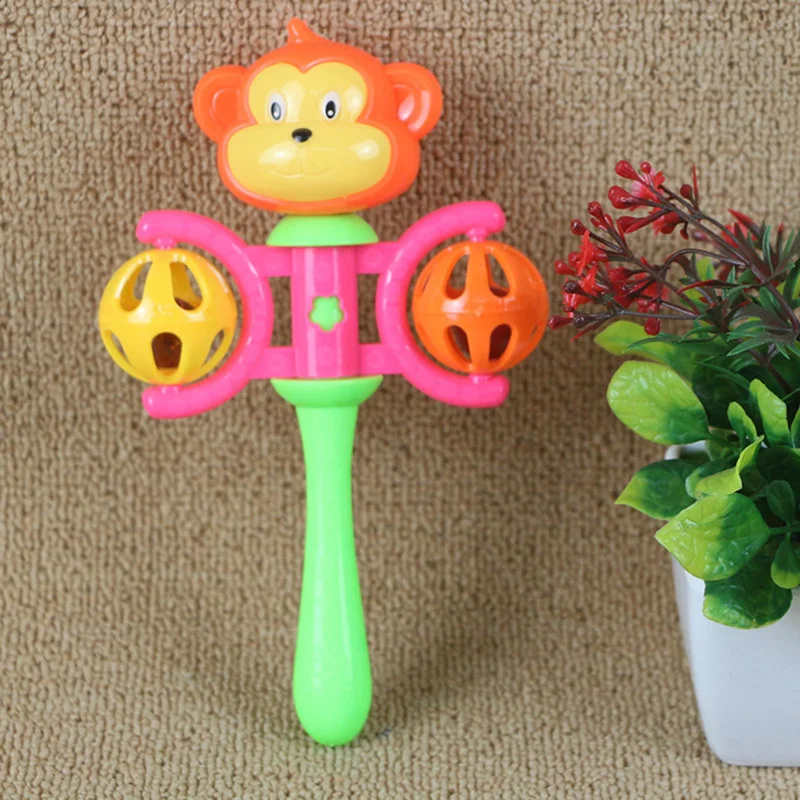 Cartoon Baby Rattles Cute Animals Plastic Baby Hand Bell Toys Fun Hand Bell Rattle Monkey Early Educational Toys
Cartoon Baby Rattles Cute Animals Plastic Baby Hand Bell Toys Fun Hand Bell Rattle Monkey Early Educational Toys
