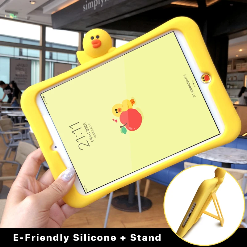 Stand Tablet Cover Case Cartoon With Kickstand, Children Carrying Silicone Bumper With Holder for 2017/2018 New iPad 9.7 inch
Stand Tablet Cover Case Cartoon With Kickstand, Children Carrying Silicone Bumper With Holder for 2017/2018 New iPad 9.7 inch