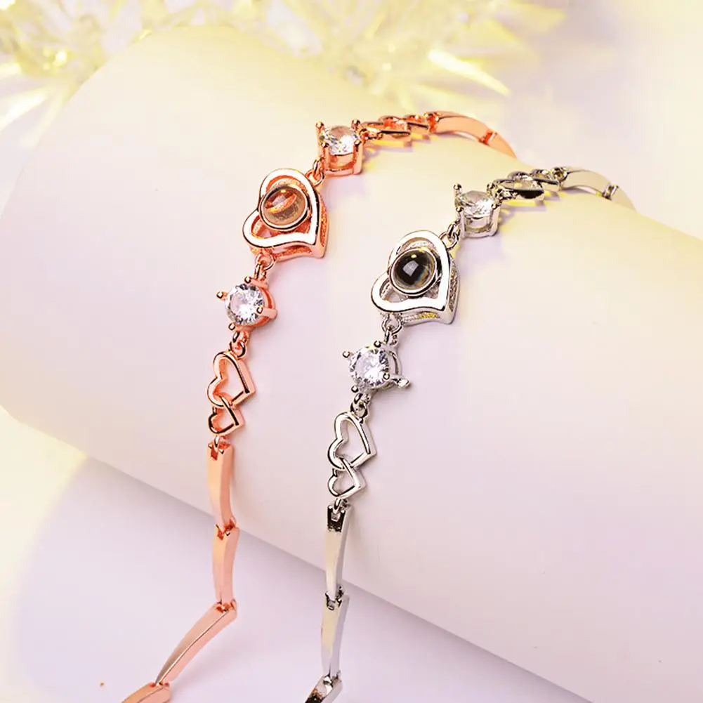 Fashion Heart Charm 100 Languages I Love You Projection Chain Bracelet Jewelry new
Fashion Heart Charm 100 Languages I Love You Projection Chain Bracelet Jewelry new