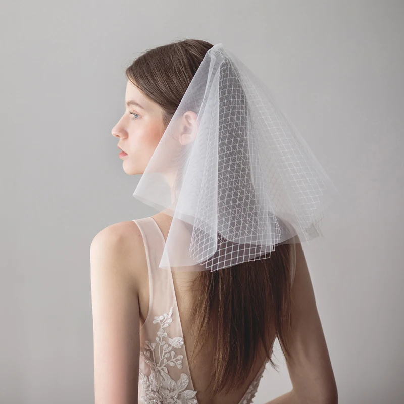 SLBRIDAL Multi-Layer Wedding Veils With Combs Ivory Bridal Veils Wedding Wear Accessories For Bride Mariage Women
SLBRIDAL Multi-Layer Wedding Veils With Combs Ivory Bridal Veils Wedding Wear Accessories For Bride Mariage Women